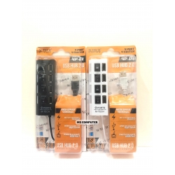 USB HUB 4 PORT M-TECH USB 2.0 4P-01 + Saklar